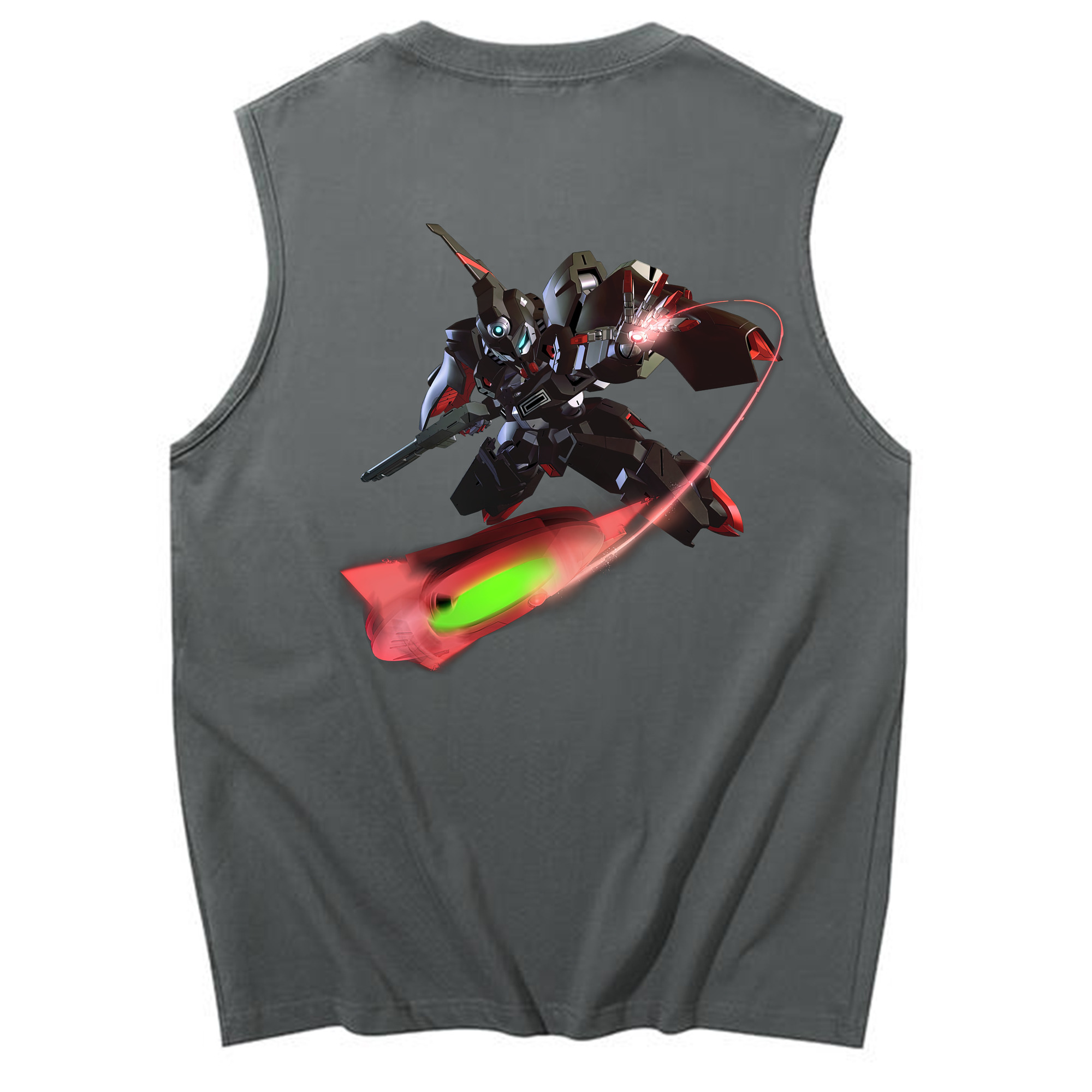 （画像用） 機動戦士ガンダム Mobile Suit Gundam コットン100％タンクトップ（背面プリント）